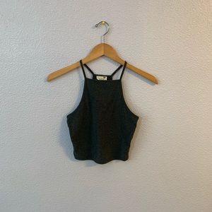 Dark Grey Halter Top